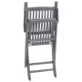 Folding garden chairs 4 units solid acacia wood by vidaXL, Garden chairs - Ref: Foro24-46334, Price: 169,93 €, Discount: %