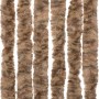 Beige and dark brown chenille anti-fly curtain 100x230 cm by , Mosquito nets for windows - Ref: Foro24-377324, Price: 65,21 €...