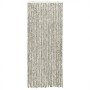 Light gray and dark gray chenille anti-fly curtain 100x230 cm by , Mosquito nets for windows - Ref: Foro24-377398, Price: 50,...