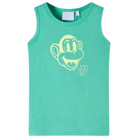 Camiseta de tirantes infantil verde 140 de , Camisetas para niños - Ref: Foro24-11673, Precio: 10,39 €, Descuento: %