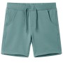 Children's shorts with drawstring light petrol blue 140 by , kids pants - Ref: Foro24-11633, Price: 10,37 €, Discount: %