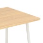 Desk with oak and white shelving 102x50x117 cm by vidaXL, Desks - Ref: Foro24-20286, Price: 74,26 €, Discount: %