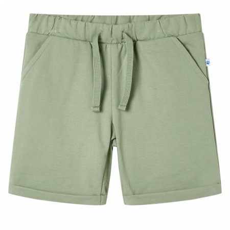 Kindershorts mit Kordelzug hellkhaki 128 von , Kinderhosen - Ref: Foro24-12607, Preis: 10,99 €, Rabatt: %