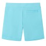 Pantalones cortos infantiles con cordón color aguamarina 104 de , Pantalones de niños - Ref: Foro24-12205, Precio: 10,68 €, D...