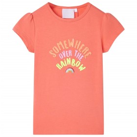 Camiseta infantil color coral 128 de , Camisetas para niños - Ref: Foro24-10772, Precio: 8,99 €, Descuento: %