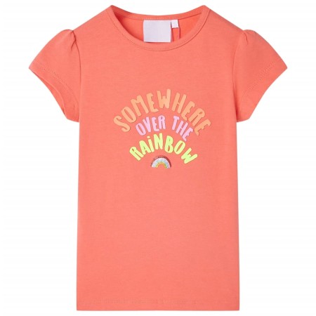 Coral children's t-shirt 128 by , Kids T-shirts - Ref: Foro24-10772, Price: 8,99 €, Discount: %