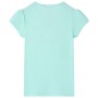 Helles Aquamarin-T-Shirt für Kinder 92 von , Kinder-T-Shirts - Ref: Foro24-10764, Preis: 9,99 €, Rabatt: %