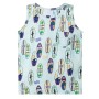 Children's sleeveless t-shirt soft blue mélange 116 by , Kids T-shirts - Ref: Foro24-11776, Price: 8,08 €, Discount: %