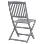 Folding garden chairs 4 units solid acacia wood by vidaXL, Garden chairs - Ref: Foro24-46336, Price: 179,21 €, Discount: %