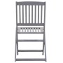 Folding garden chairs 4 units solid acacia wood by vidaXL, Garden chairs - Ref: Foro24-46336, Price: 179,21 €, Discount: %