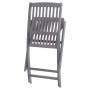 Folding garden chairs 4 units solid acacia wood by vidaXL, Garden chairs - Ref: Foro24-46336, Price: 179,21 €, Discount: %