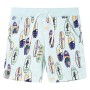 Kindershorts mit Kordelzug Soft Blue Mélange 128 von , Kinderhosen - Ref: Foro24-11832, Preis: 10,64 €, Rabatt: %