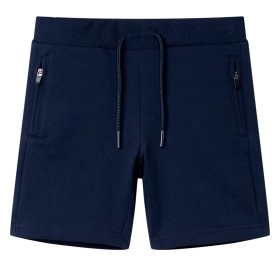 Navy blue children's shorts 128 by , kids pants - Ref: Foro24-12067, Price: 9,99 €, Discount: %