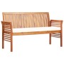 3-seater garden bench with solid acacia wood cushion 150 cm by vidaXL, garden benches - Ref: Foro24-45968, Price: 195,17 €, D...