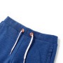 Pantalones cortos infantiles con cordón azul oscuro mélange 140 de , Pantalones de niños - Ref: Foro24-12368, Precio: 10,83 €...