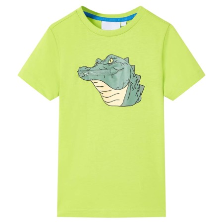 Children's t-shirt lime 140 by , Kids T-shirts - Ref: Foro24-12078, Price: 9,99 €, Discount: %