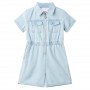 Soft blue children's short-sleeved jumpsuit 104 by , Children's clothes - Ref: Foro24-10910, Price: 15,61 €, Discount: %