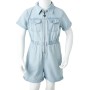 Soft blue children's short-sleeved jumpsuit 104 by , Children's clothes - Ref: Foro24-10910, Price: 15,61 €, Discount: %