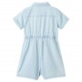 Soft blue children's short-sleeved jumpsuit 128 by , Children's clothes - Ref: Foro24-10912, Price: 15,61 €, Discount: %