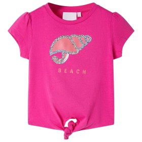 Camiseta infantil rosa oscuro 140 de , Camisetas para niños - Ref: Foro24-10663, Precio: 9,99 €, Descuento: %