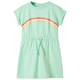 Vestido infantil con cordón verde chillón 116 de , Vestidos de niños - Ref: Foro24-10616, Precio: 10,91 €, Descuento: %