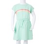 Vestido infantil con cordón verde chillón 116 de , Vestidos de niños - Ref: Foro24-10616, Precio: 10,91 €, Descuento: %