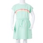 Vestido infantil con cordón verde chillón 92 de , Vestidos de niños - Ref: Foro24-10614, Precio: 12,84 €, Descuento: %