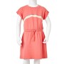 Vestido infantil con cordón color coral 140 de , Vestidos de niños - Ref: Foro24-10623, Precio: 12,84 €, Descuento: %