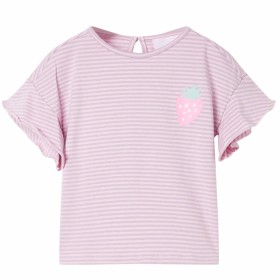 Kinder-T-Shirt mit lila Rüschenärmeln 104 von , Kinder-T-Shirts - Ref: Foro24-11535, Preis: 9,99 €, Rabatt: %