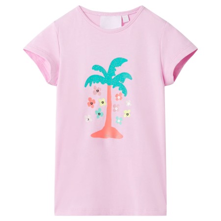 Camiseta infantil color lila 140 de , Camisetas para niños - Ref: Foro24-11303, Precio: 9,99 €, Descuento: %