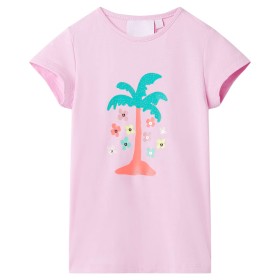 Camiseta infantil color lila 116 de , Camisetas para niños - Ref: Foro24-11301, Precio: 7,99 €, Descuento: %