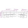 Gartensofa-Set 5-teilig aus massivem Douglasienholz von , Gartensets - Ref: Foro24-3216998, Preis: 424,67 €, Rabatt: %