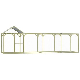 Impregnated pine wood chicken coop 6x1.5x2 m by vidaXL, Cages and habitats for small animals - Ref: Foro24-278402, Price: 182...