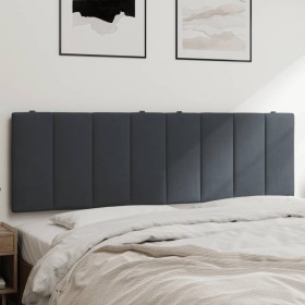 Dark gray velvet padded bed headboard 160 cm by , Headboards and footboards - Ref: Foro24-374676, Price: 86,99 €, Discount: %