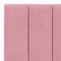 Pink velvet padded bed headboard 80 cm by , Headboards and footboards - Ref: Foro24-374648, Price: 37,99 €, Discount: %