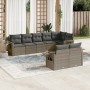 8-teiliges Gartensofa-Set und graue synthetische Rattankissen von , Gartensets - Ref: Foro24-3252757, Preis: 656,65 €, Rabatt: %