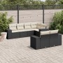 7-piece garden dining set and black synthetic rattan cushions by , Garden sets - Ref: Foro24-3222805, Price: 543,85 €, Discou...