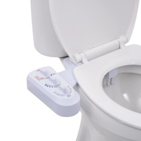 Bidet-Zubehör für Toilette, 2 Düsen für heißes und kaltes Wasser von vidaXL, Wasserhähne und Sprühgeräte für Bidets - Ref: Fo...