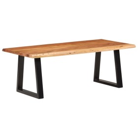 Mesa de centro madera maciza acacia 110x55x40 cm de , Mesas de centro - Ref: Foro24-374951, Precio: 142,48 €, Descuento: %