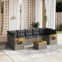 8-teiliges Gartensofa-Set und graue synthetische Rattankissen von , Gartensets - Ref: Foro24-3259057, Preis: 531,80 €, Rabatt: %