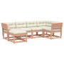 6-piece garden sofa set with Douglas fir wood cushions by , Garden sets - Ref: Foro24-3217038, Price: 592,89 €, Discount: %