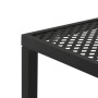 Black steel garden table 180x83x72 cm by vidaXL, Garden tables - Ref: Foro24-46634, Price: 285,99 €, Discount: %