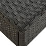 Black synthetic rattan coffee table 50x50x47 cm by vidaXL, Garden tables - Ref: Foro24-46250, Price: 59,83 €, Discount: %