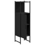 Black engineered wood bathroom cabinet 33x33x120.5 cm by , Dressing tables - Ref: Foro24-842466, Price: 74,38 €, Discount: %