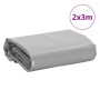 Lona gris 2x3 m 650 g/m² de , Lonas impermeables - Ref: Foro24-156107, Precio: 39,89 €, Descuento: %