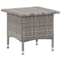 Gray synthetic rattan coffee table 50x50x47 cm by vidaXL, Garden tables - Ref: Foro24-46252, Price: 58,58 €, Discount: %