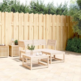 Garden sofa set 3 pieces solid pine wood by , Garden sets - Ref: Foro24-3216985, Price: 198,99 €, Discount: %