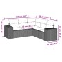 Garden sofa set with cushions 5 pieces gray synthetic rattan by , Garden sets - Ref: Foro24-3254887, Price: 393,12 €, Discoun...