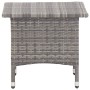 Gray synthetic rattan coffee table 50x50x47 cm by vidaXL, Garden tables - Ref: Foro24-46252, Price: 58,58 €, Discount: %