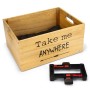 Beeztees Wooden Dog Bike Basket with Text by Beeztees, Pet carriers and boxes - Ref: Foro24-426481, Price: 115,69 €, Discount: %